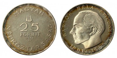 Bartók 25-50 forint  1961